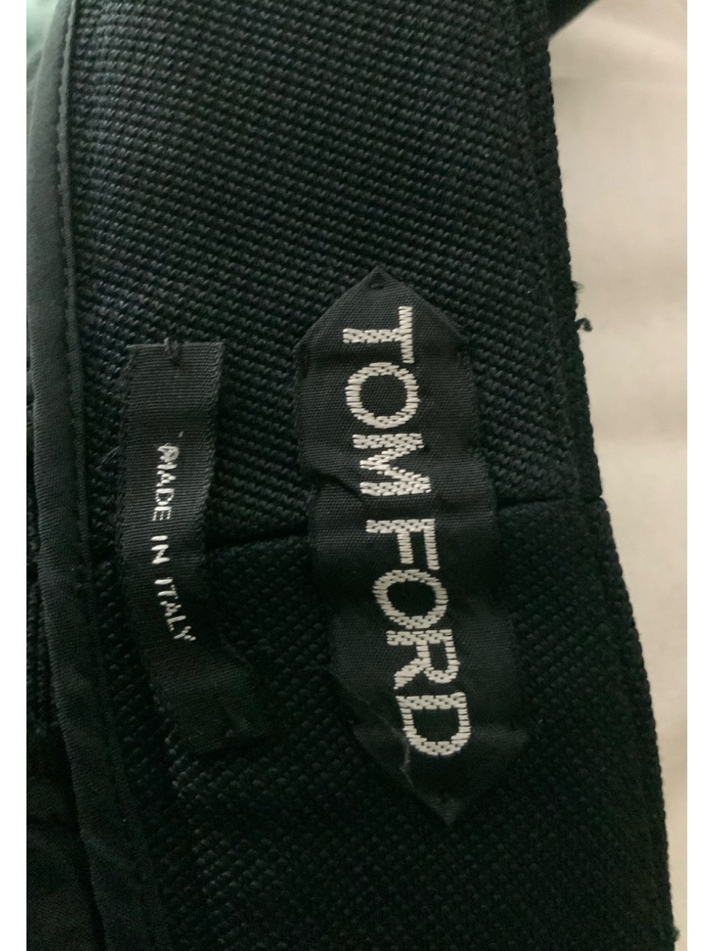 Tom ford black ankle zipper pants sz 34